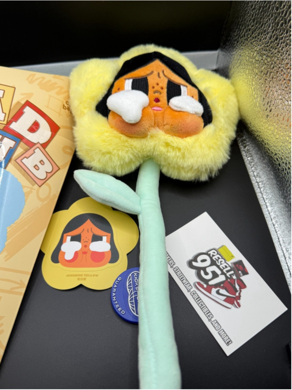 Pop Mart Crybaby Sad Club Flower Sunshine Yellow Plush Pendant Designer